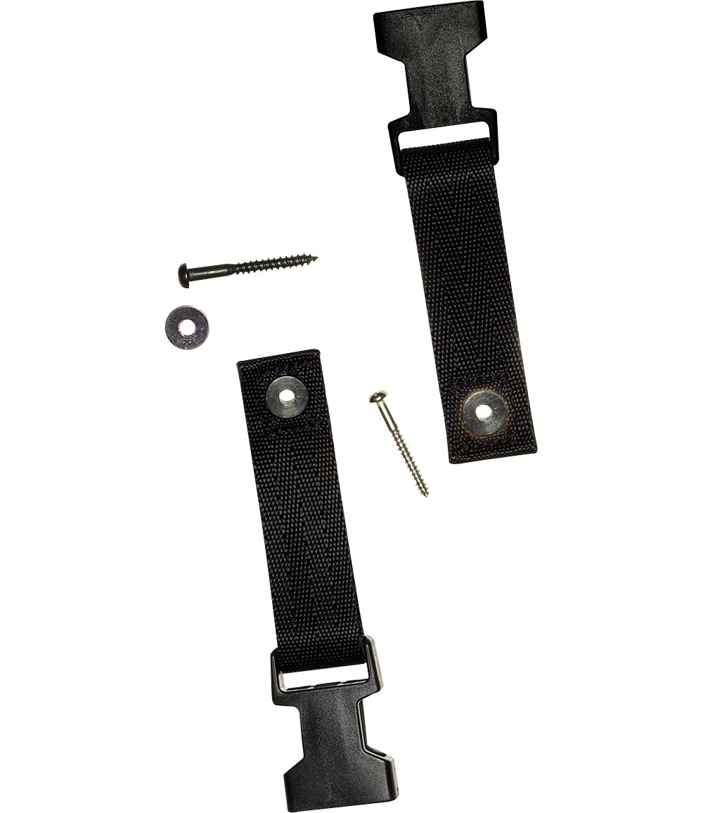 DiMarzio DD2201 Cliplock Fasteners - Black - Set of Two, 0.67x6.42x3.74