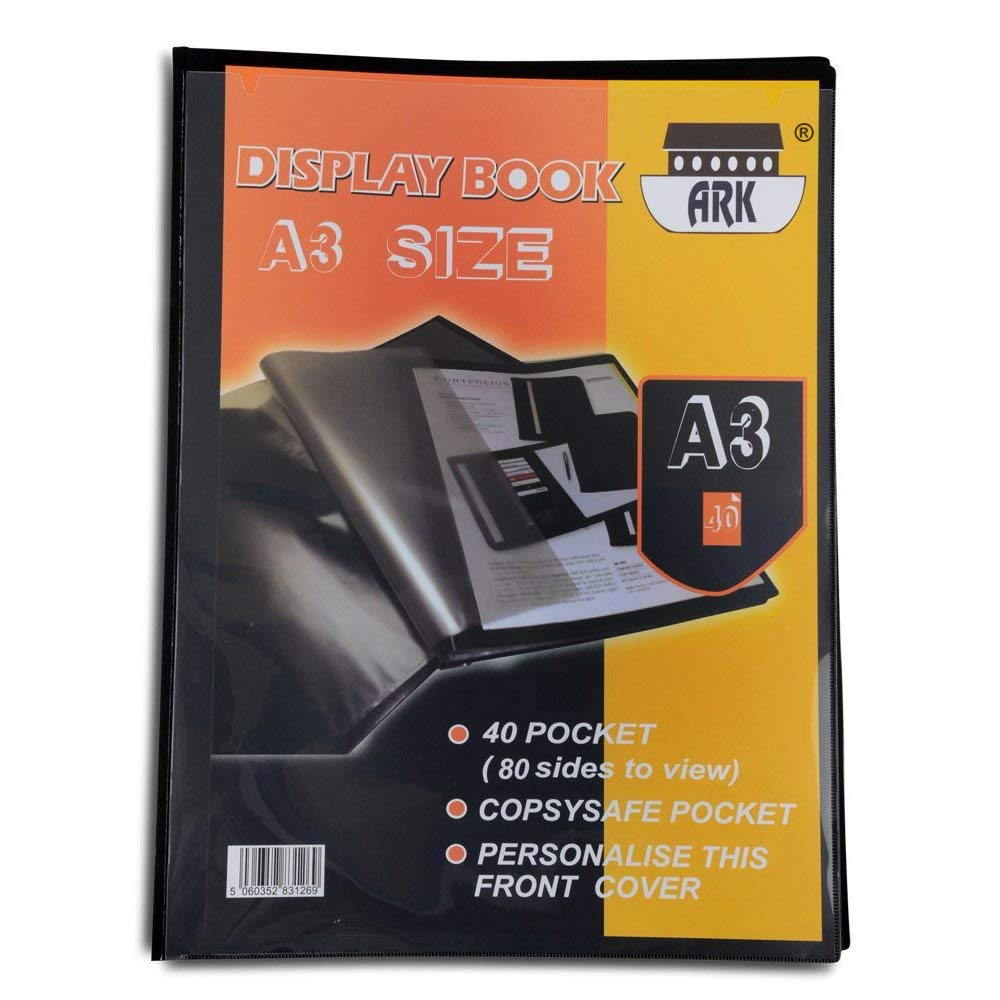 A3 Display Book (Presentation) 40 Pockets (80 to View) by ARK BigaMart