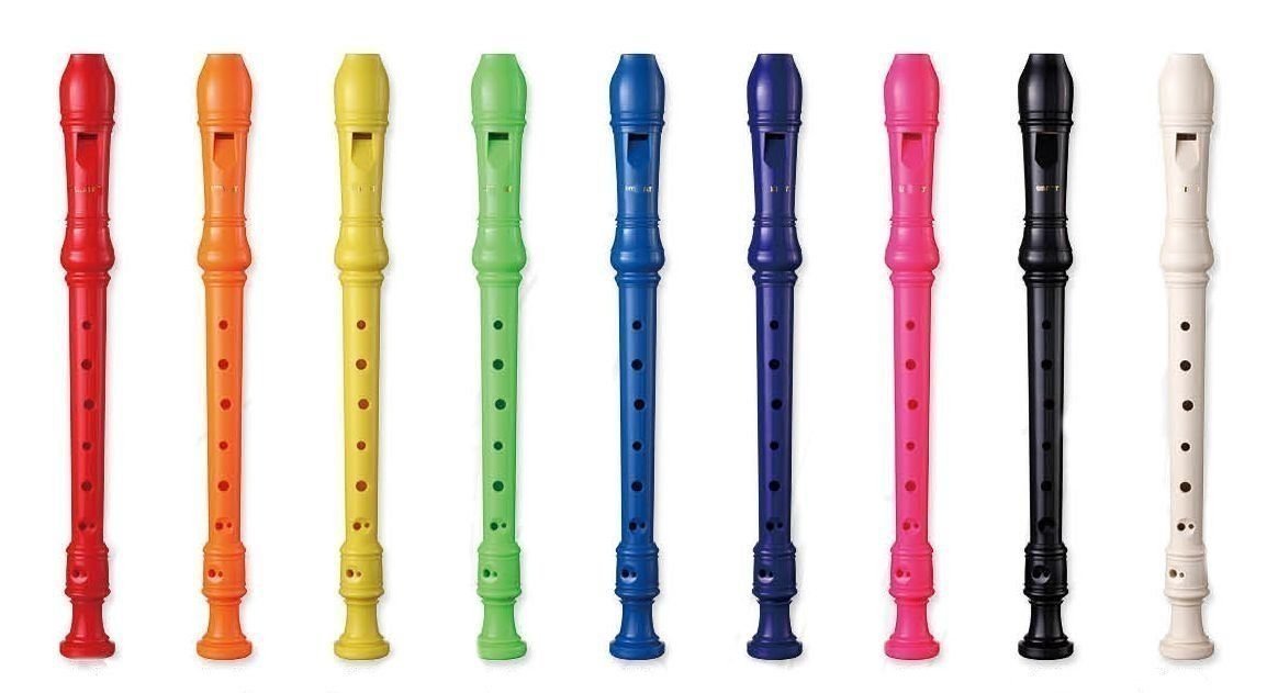 Ferris FR100OE Descant/Soprano Recorder, Orange