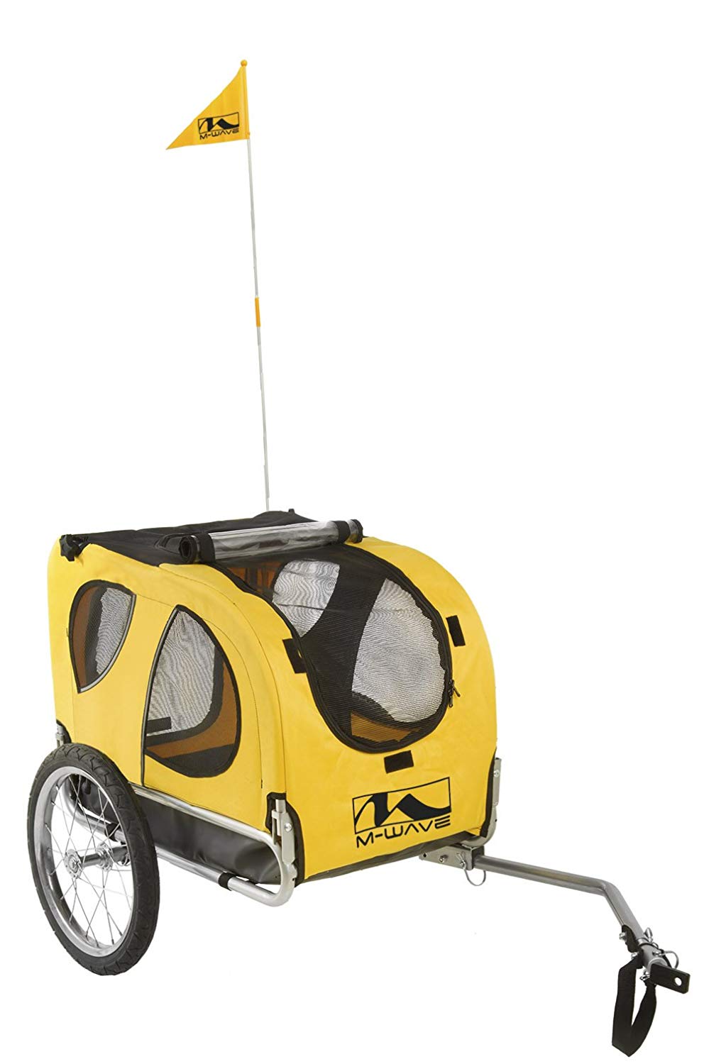 M-Wave Pet Bicycle Trailer - Yellow