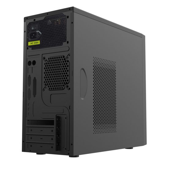 CiT Classic Micro ATX PC Case and 500w PSU, Budget Friendly Office PC case | Black - Image 4