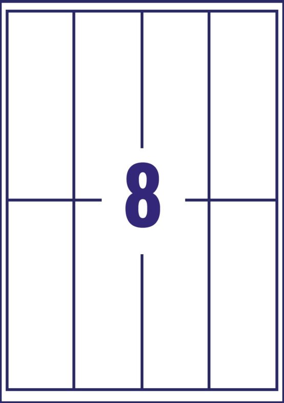Avery J8875-5 Printable Magnetic Signs, 8 magnets Per A4 Sheet - Image 4