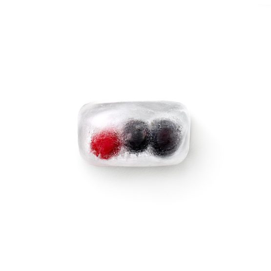 Lékué Ice Cubes Tray, Rubber, Red, 22x11.2x3.5 cm - Image 3