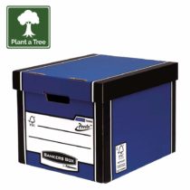 Bankers Box Premium 726 Tall Storage Box - Blue, Pack of 10