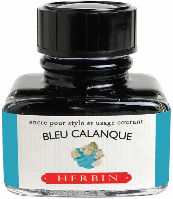 Jin 13014T Ink Bottle 30 ml for Fountain Pen Turquoise Blue - Image 2