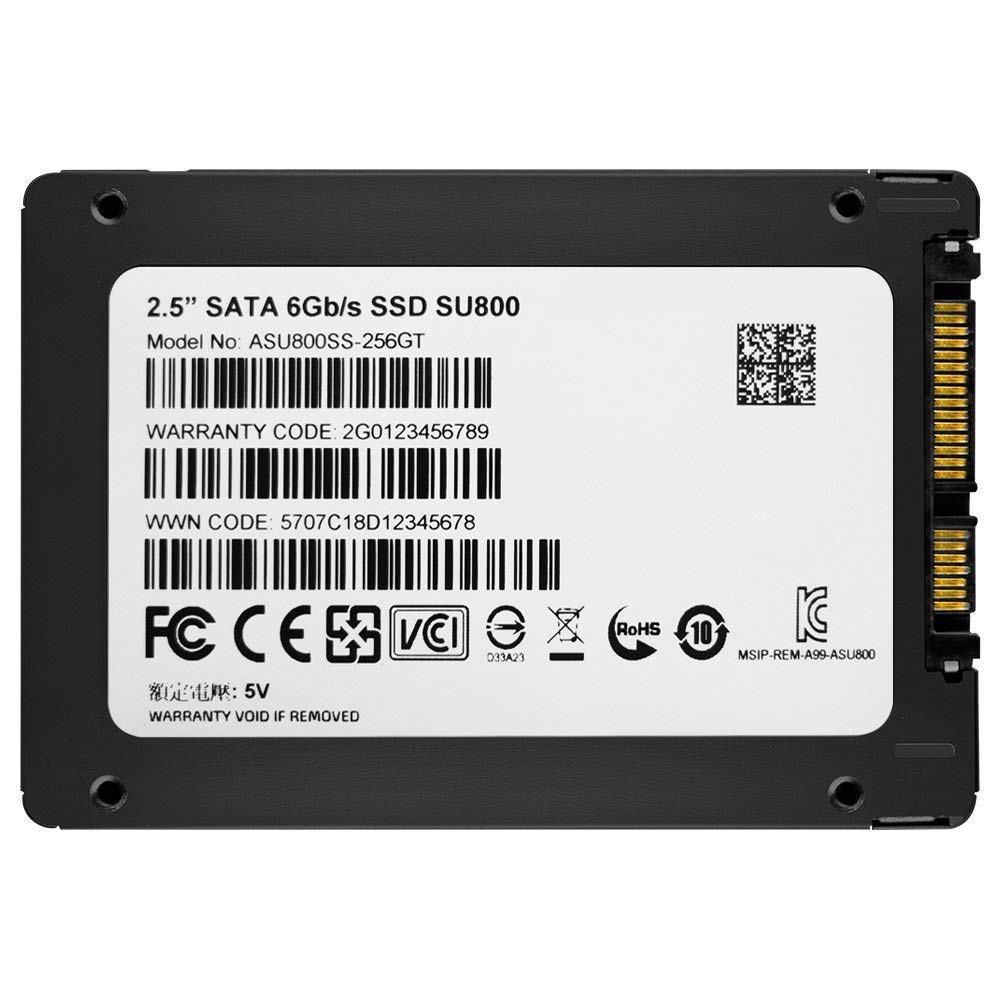 ADATA Ultimate SU800 256GB Solid State Drive (SSD), black, 256 GB - Image 4