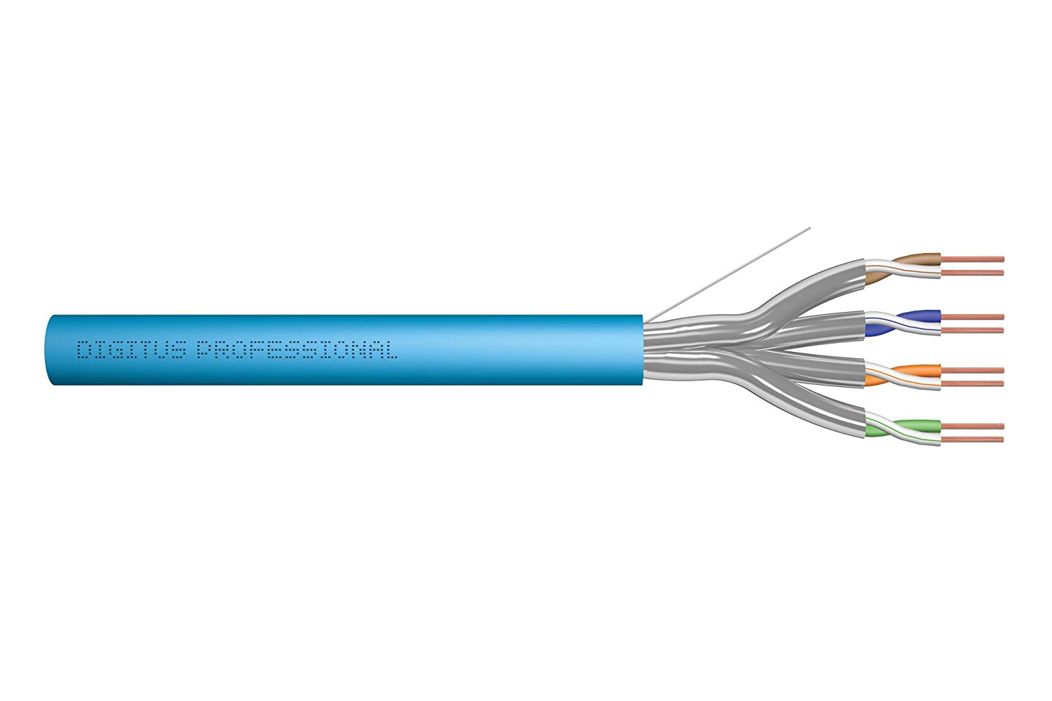 Digitus Cat.6A U/FTP installation cable, 100 m, simplex, Eca, Copper
