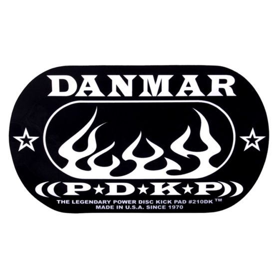 Danmar DA 210DKF Flame Design Double Bass Drum Impact Pad