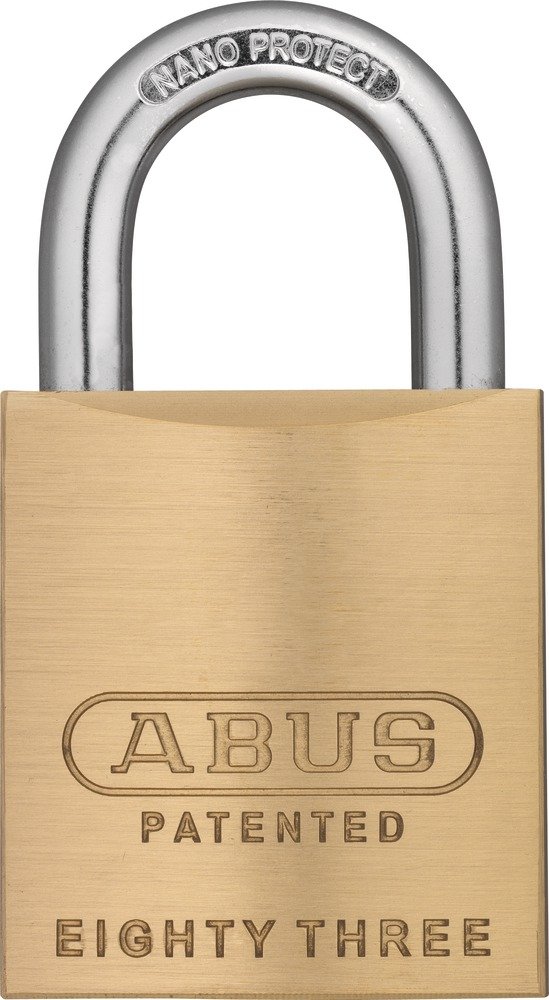 ABUS Padlock 83/45, Flexible Lock with Interchangeable Cylinder, high Corrosion Protection with Nano Protect
