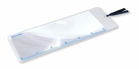 Carson MagniMark 3x Fresnel Bookmark Magnifier and 6 Inch Ruler - Image 2
