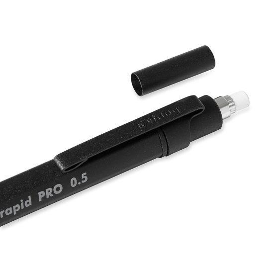 Rotring Rapid Pro HB Black Mechanical Pencil 0.5mm - Image 3