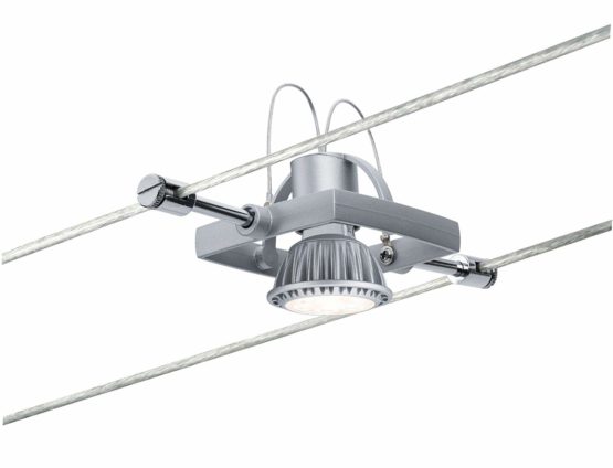 Paulmann Wire System, Metal, Plastic, GU5.3, 10 W, Chrome matt - Image 2