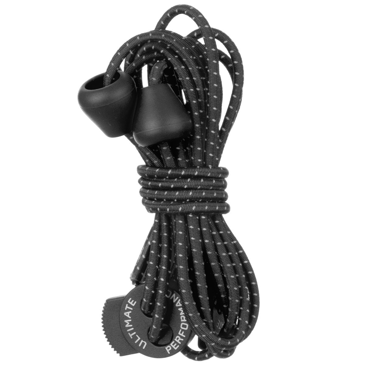 Ultimate Performance Reflective Laces, Black, One Size