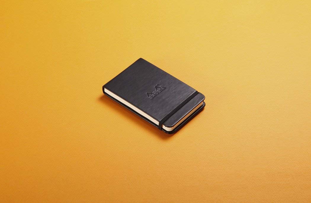 RHODIA 118309C, Hard Black Webnotepad Notebook, A6, Lined, 192 Detachable Pages, Ivory Clairefontaine Paper 90 g/m, Bookmark - Image 4
