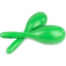 Tiger Full Size Plastic Maracas - Green Pair