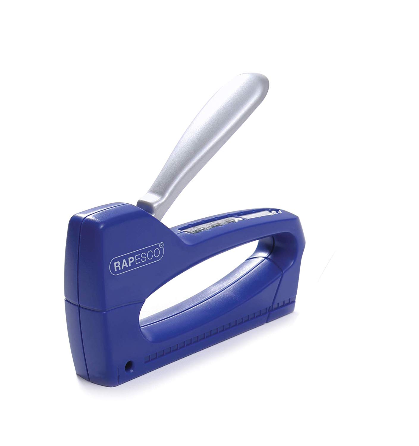 Rapesco 0955 Germ-Savvy Antibacterial, T8-Lite Staple Tacker with 300 13/6mm Staples, Blue/Chrome, Staple Tacker + Staples - Image 2