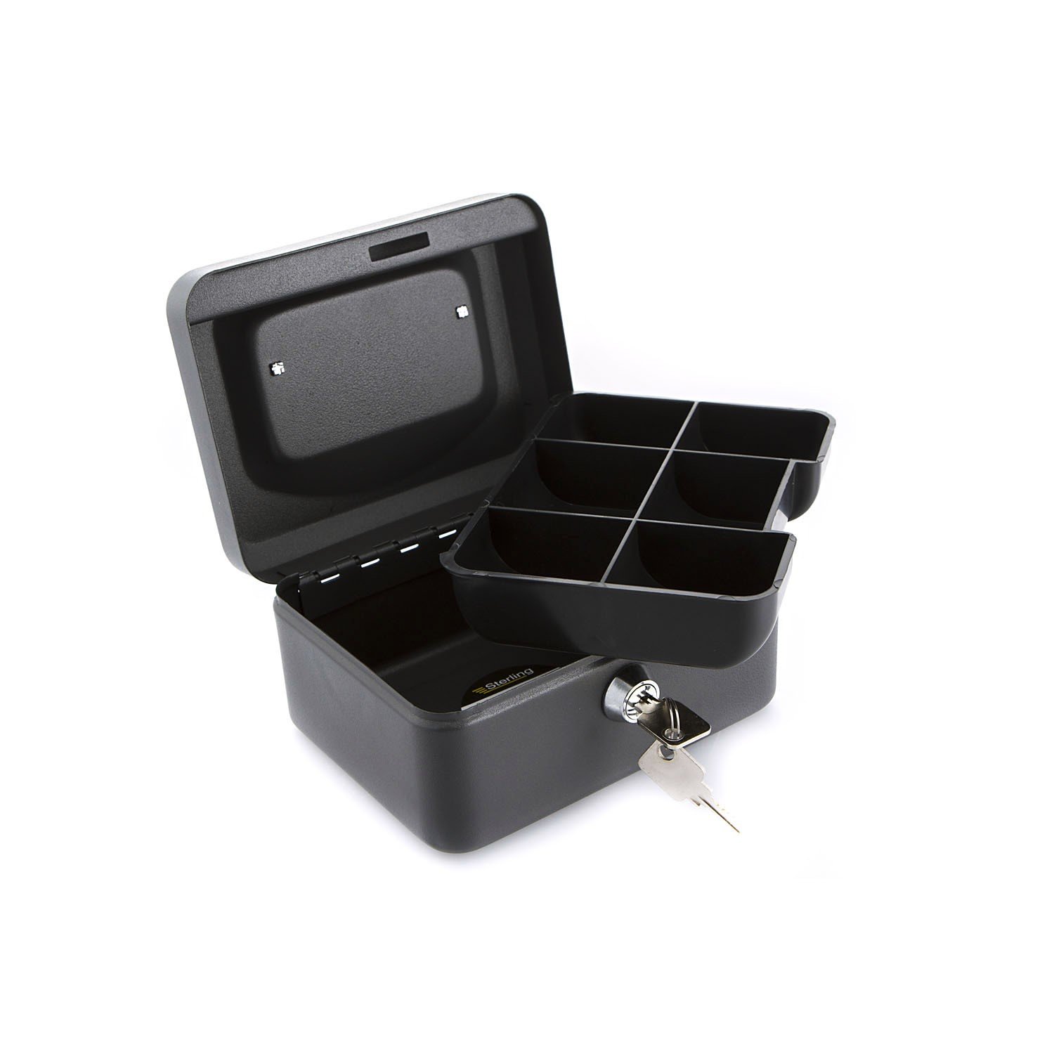 Burg-Wachter 6" Cash Box - Black, 152 x 80 x 115, CB01BK - Image 3