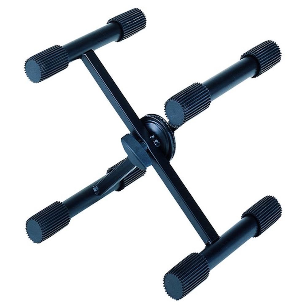 QUIK LOK QL322 Micro "X" Desktop Stand for 25 and 49 Note Keyboards, Maximum Load 45 kg, Weight 1.4 kg, Black