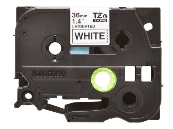 Brother TZe-261 Labelling Tape Cassette, 36 mm (W) x 8 m (L), Laminated, Brother Genuine Supplies - Black on White - Image 3