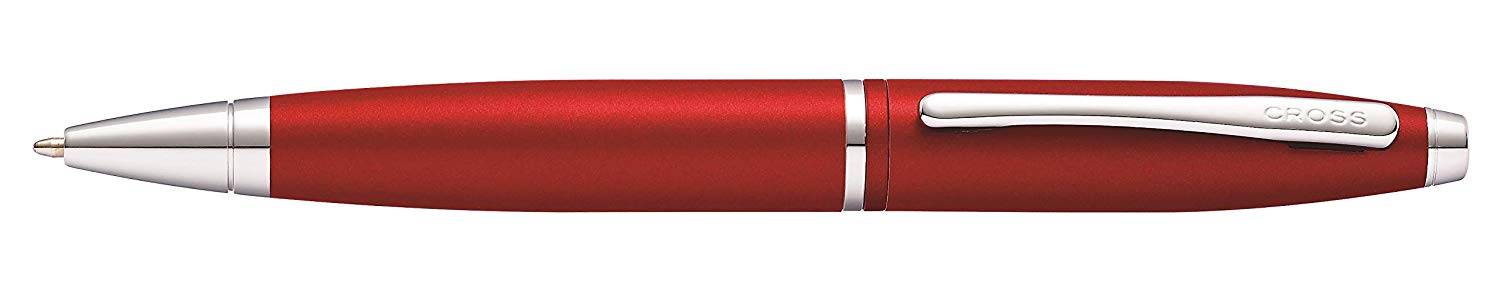 Cross AT0112-19 Calais Matte Metallic Crimson Ballpoint Pen Including Premium Gift Box, Carmesin red