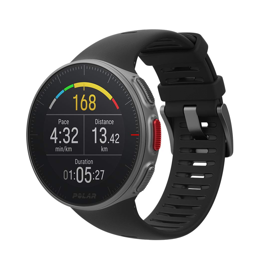 Polar Vantage V Sports Watch for Running Cycling, Swimming, Etc. Precision Prime Sensor Fusion Technology Enabled, Waterproof