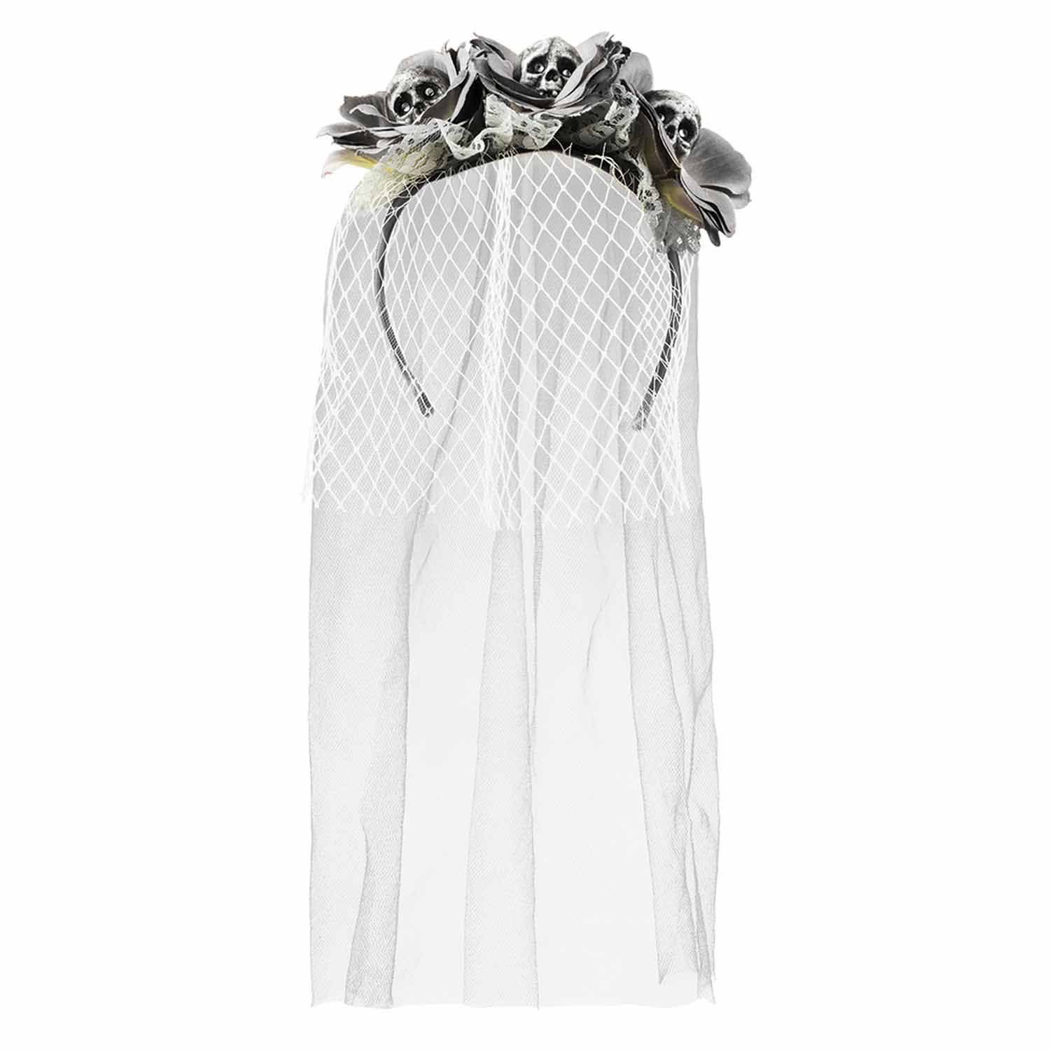 Boland 10117149 Zombie Headband One Size, White