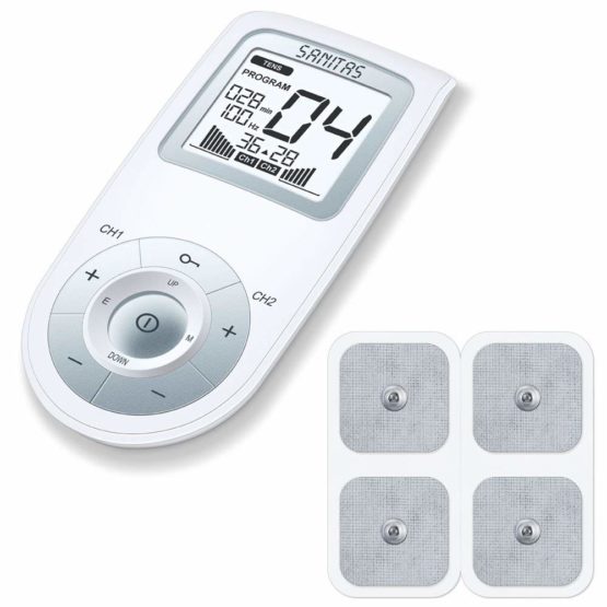 Sanitas SEM 43 digital EMS / TENS stimulation current device for pain relief, muscle stimulation and relaxation