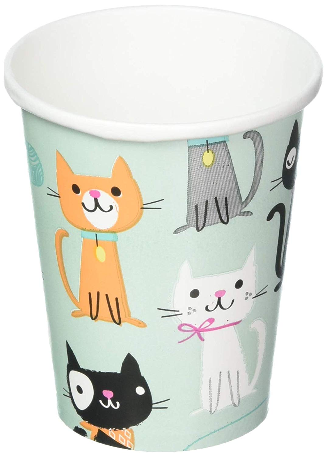 Creative Party Cute CTAS Paper Cups - 8 Pcs, Multi-coloured - Image 2