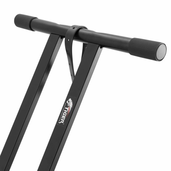 Tiger Keyboard Stand with Securing Straps - Double Braced X Frame - Image 4