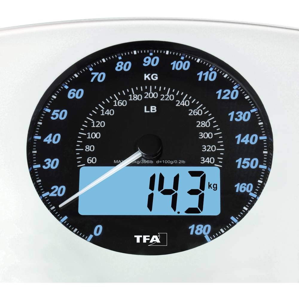 TFA Dostmann Swing 50.1003.02 Personal Scales, Weiß, 31.5 cm (W) x 31.5 cm (L) x 3.2 cm (H) - Image 4