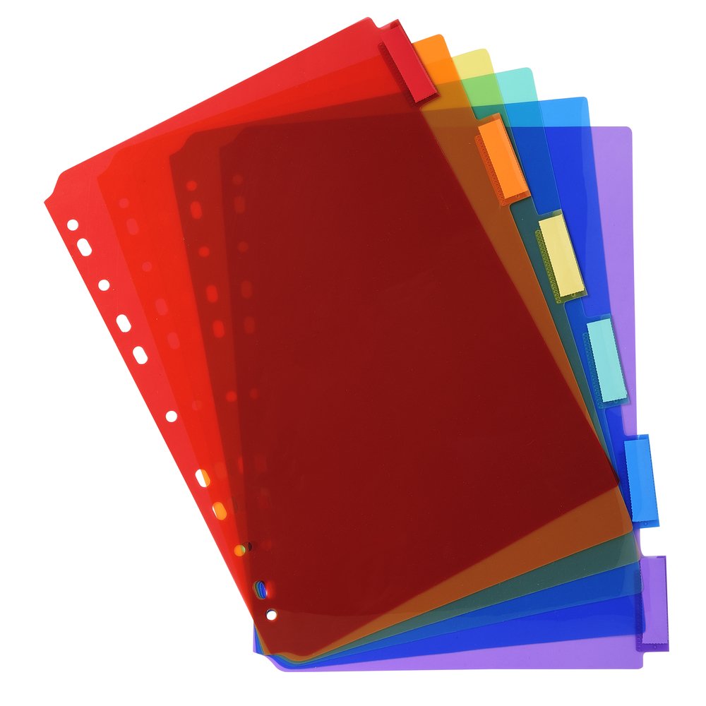 Exacompta, Ref 3906E, PP Document Dividers, Suitable for Use With A4 Documents, Made from Polypropylene - Image 2