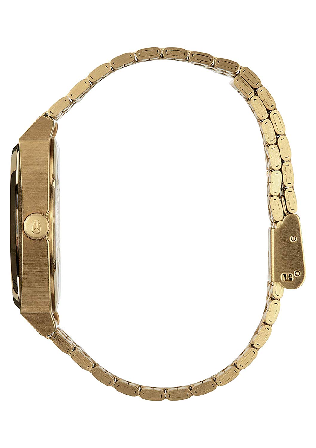 NIXON Medium Time Teller Leather All Black One Size, All Gold / Green - Image 2