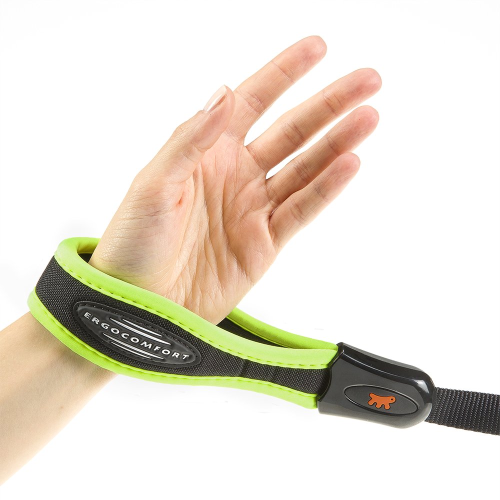 Ferplast ERGOFLUO G Ergonomic Dog Lead, Secure Grip with Soft Padding, Anti-Abrasion, Extra-Resistant Finished Seams - Image 4