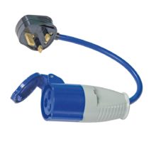 PowerMaster 818738 Fly Lead Converter 13A Plug to 16A Socket