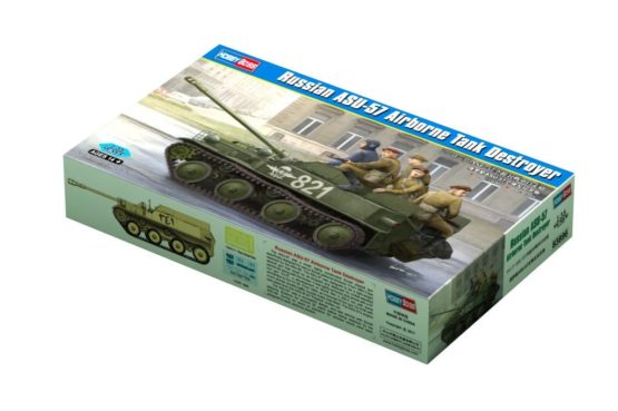 Hobbyboss 83896" Russian Asu-57 Airborne Tank Destroyer Plastic Model Kit, 1: 35 Scale - Image 2