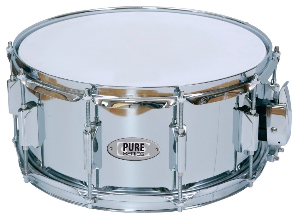 GEWApure PS801112PURE GEWA Snare Drum Classic Steel 14x5.5" chrome-plated steel, silver