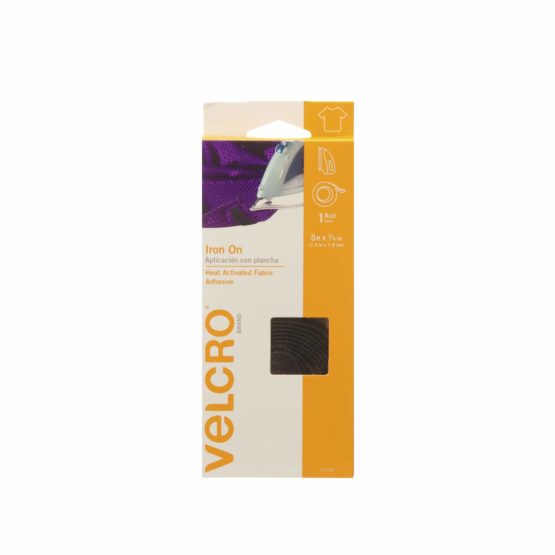 Velcro(r) Brand Fasteners 3/4-inch x 5 ft Fabric Fusion Tape, Black