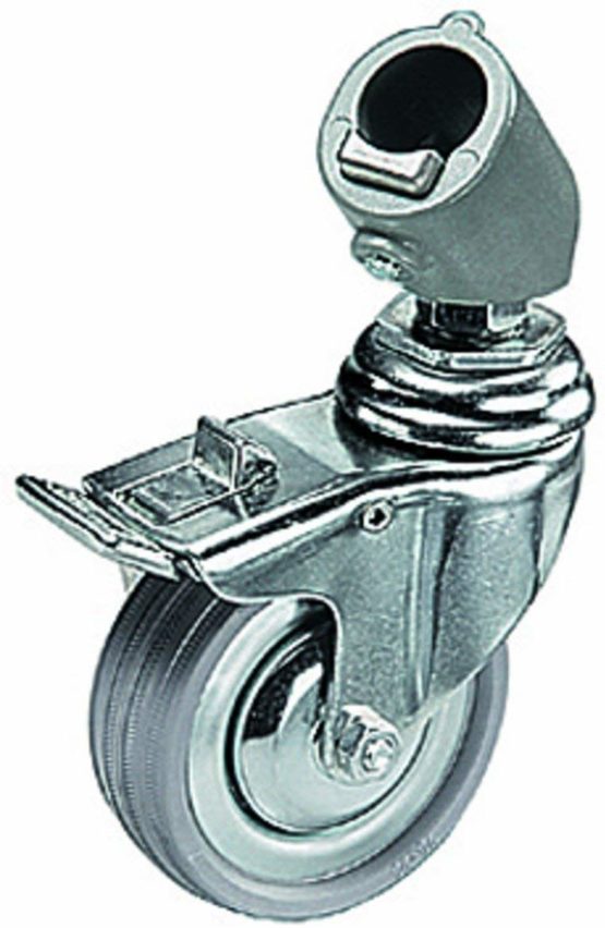 Manfrotto 75mm Wheel with Brakes and Adapter for Legs (Pack of 3)