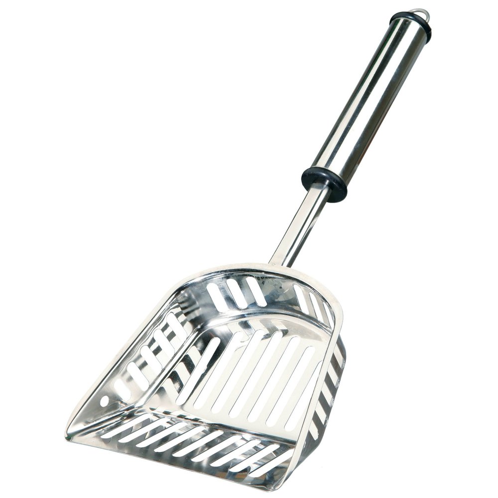 Trixie Stainless Steel Spoon for Clumping Litter Medium, Metalic