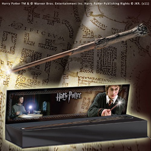 The Noble Collection Harry Potter's Illuminating Wand - 14in (35cm) Harry Potter Officially Licensed Film Set Movie Props Wand Gifts