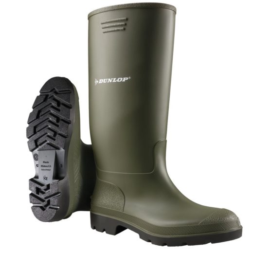 Dunlop Unisex Adult Pricemastor Wellington Boots, Green, 12 UK