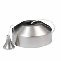 Knightsbridge 8300BC 2 Way Pull Cord Light Switch in Brushed Chrome, 40.0 mm*74.0 mm*74.0 mm