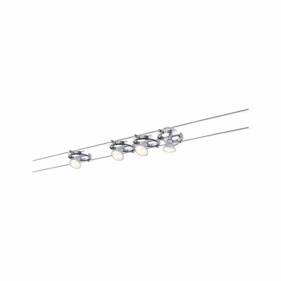 Paulmann Wire System, Metal, GU5.3, 7.5 W, Chrome matt, Chrome - Image 4