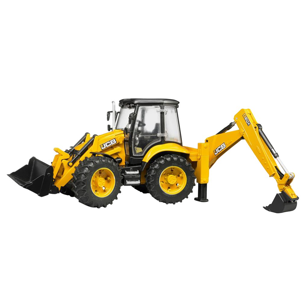 JCB 5CX eco Backhoe Loader, Yellow, 41,1 cm × 17,2 cm × 25,0 cm