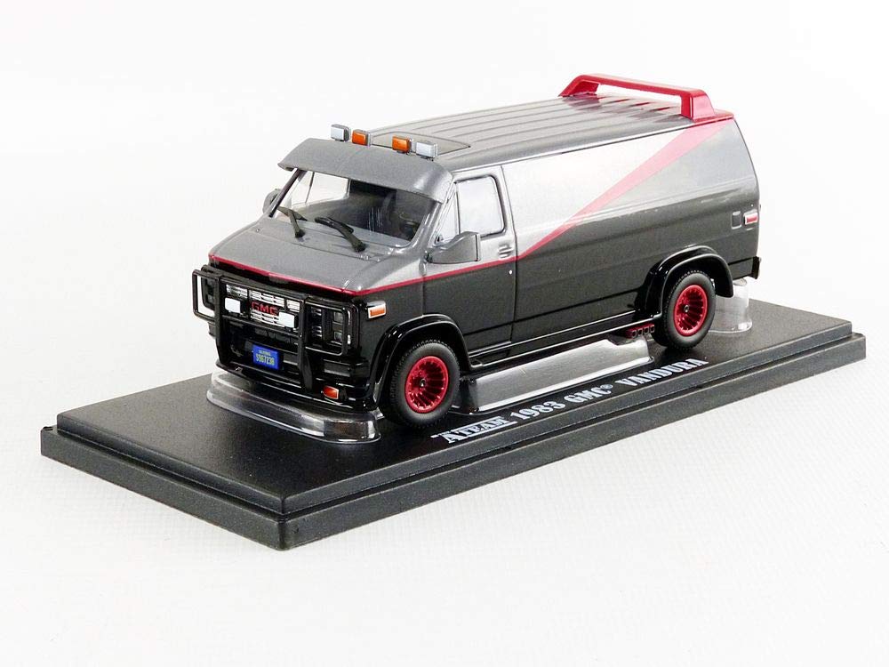 Greenlight Collectibles - 86515 - GMC VANDURA 1983 From A-TEAM Tv Movie 12cm Scale 1/43 - DieCast Model, Black