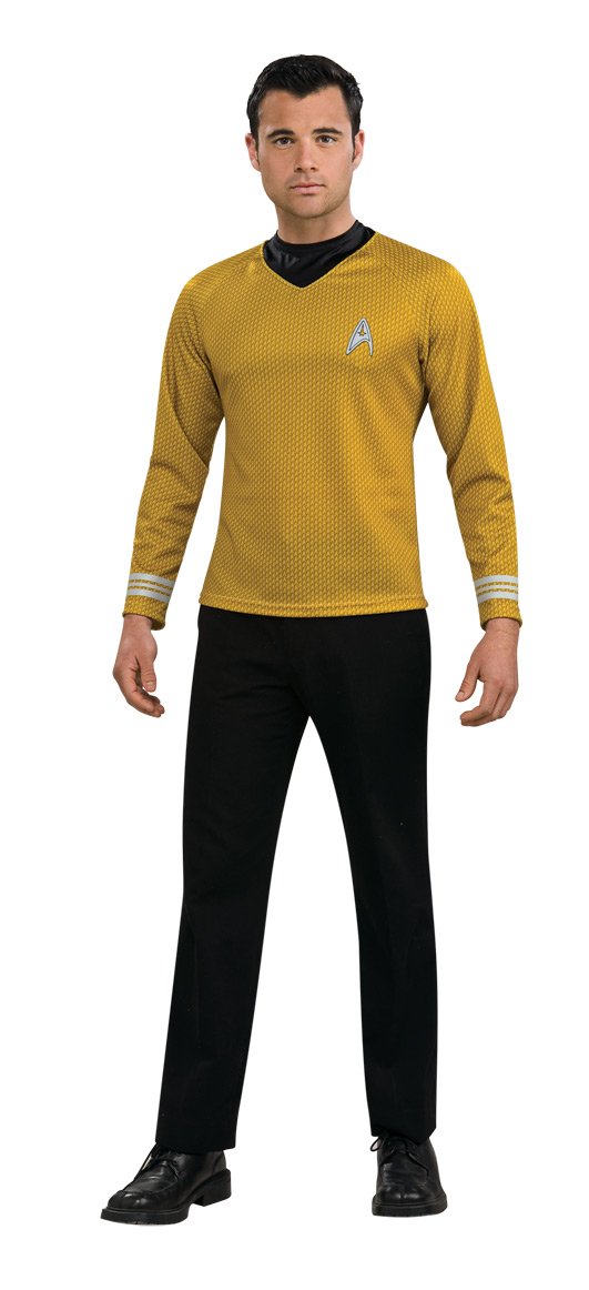 Rubies Star Trek Gold Shirt Fancy Dress (XL)