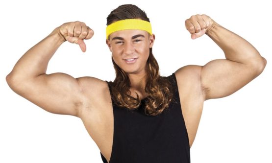 Boland 85996 Men's Headband with Hair, One Size - Image 3