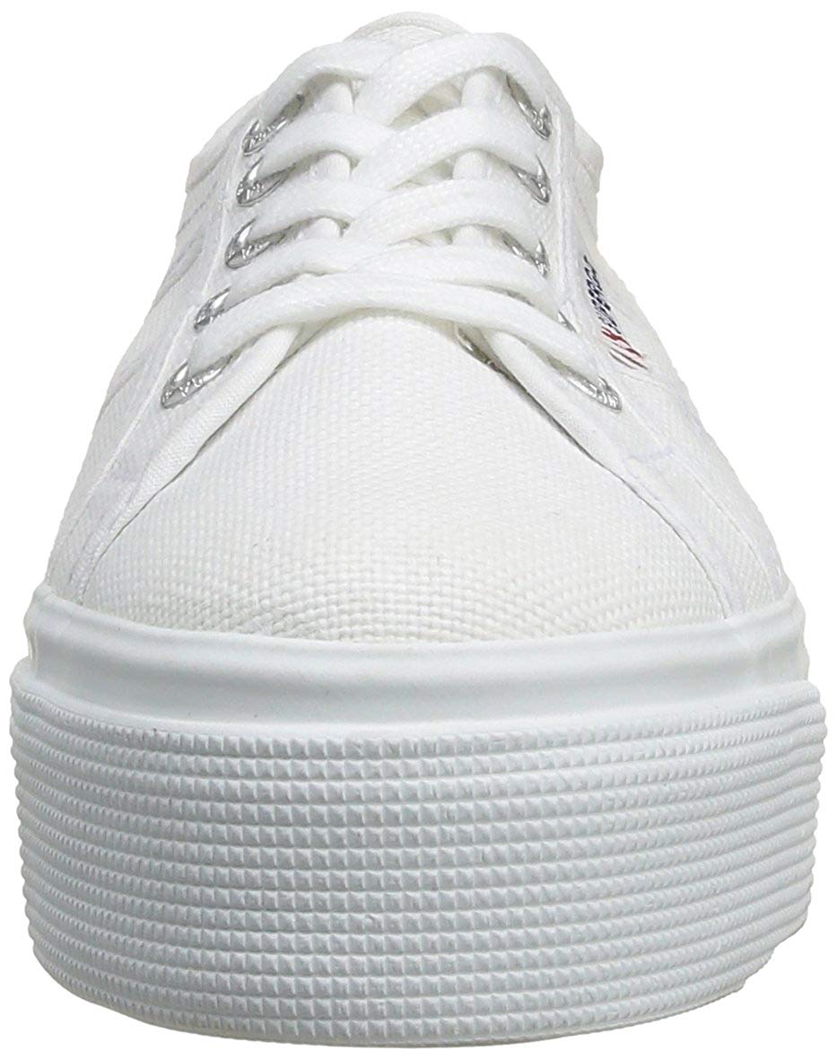 Superga Women's 2790 acotw Linea Up and Down Sneaker, White 901 White, 4 UK - Image 2
