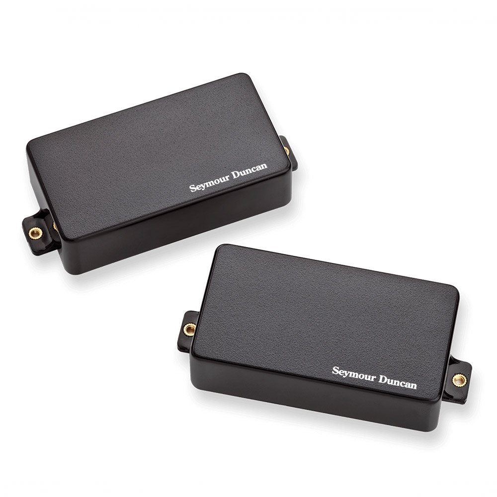 Seymour Duncan, SAHB-1S BLK, AHB-1 Black Outs, Active Humbucker Set, Schwarz