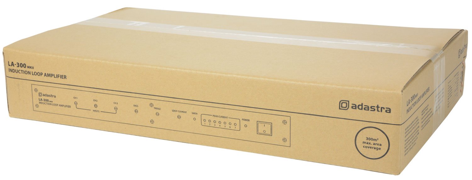 Induction Loop Amplifier LA-300 mkII, BLACK, 300m² max - Image 4